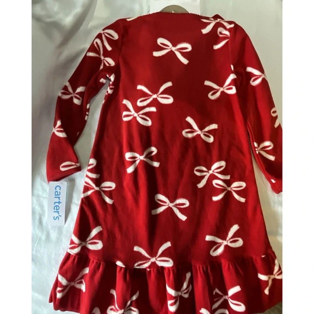 Carter's Red And White‎ Girls Matching Gown And Doll Set - Size 3T